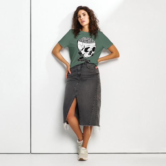 Scars of Solitude - Skull - Ladyfit Eco T-Shirt