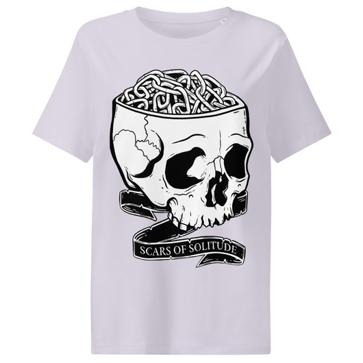 Scars of Solitude - Skull - Ladyfit Eco T-Shirt