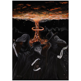 Art by Elvyren - Three Doctors of Doom - Premium Poster