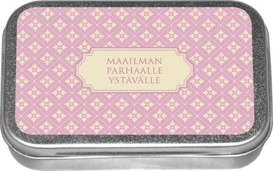 APPELSIINIPASTILLIT PELTIRASIASSA, YSTÄVÄLLE