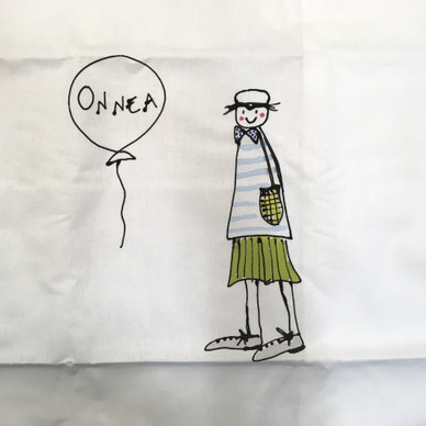 TYYNYLIINA, ONNEA, YO-POIKA 50x60cm