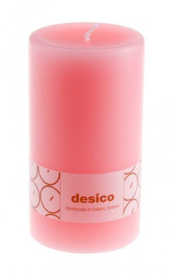 KYNTTILÄ, VAALEANPUNAINEN, 14 CM