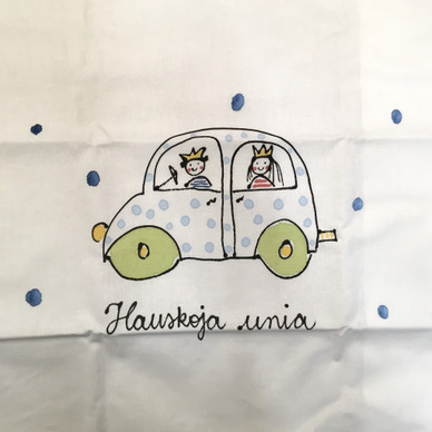 TYYNYLIINA, LAPSELLE, AUTO 35x50cm