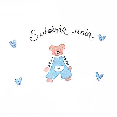 TYYNYLIINA VAUVALLE, SULOISIA UNIA, VAAL.SIN 28x35cm