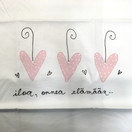 TYYNYLIINA, ILOA ONNEA ELÄMÄÄN, VAALEANPUNAINEN 50x60cm