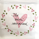 TYYNYNLIINA ILO ONNI SEURANASI, VAAL PUN 50x60cm