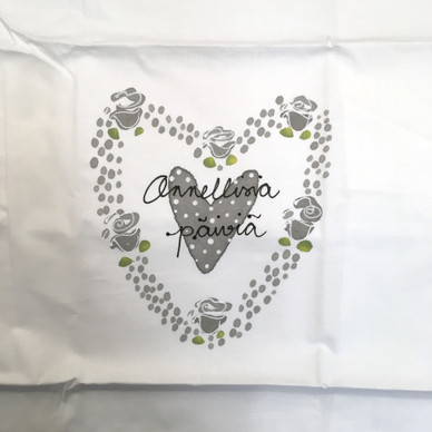 TYYNYLIINA, ONNELLISIA PÄIVIÄ, TUMMA HARMAA 50x60cm