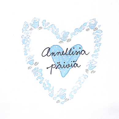 TYYNYLIINA, ONNELLISIA PÄIVIÄ, VAAL.SIN 50x60cm