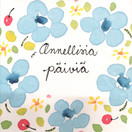 TYYNYLIINA, ONNELLISIA PÄIVIÄ, SININEN 50x60cm