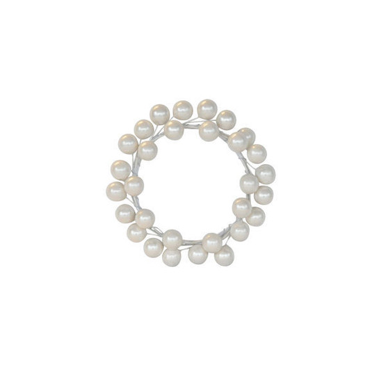 HELMIMANSETTI, VALKOINEN, ø 8 cm