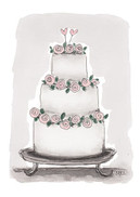 KORTTI, kakku vaal.pun ruusut, 2-osainen