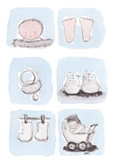 KORTTI, Vauva 6-osainen vaal.sin, 2-osainen