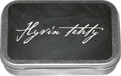 LAKRITSIPASTILLIT PELTIRASIASSA, HYVIN TEHTY