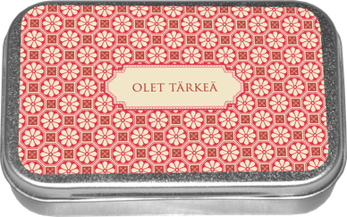 APPELSIINIPASTILLIT PELTIRASIASSA, OLET TÄRKEÄ