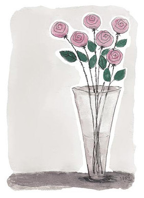 KORTTI, Ruusut vaal.pun, 2-osainen