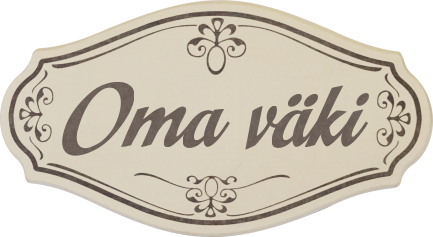 KYLTTI PIENI laj. 5x3x0,4cm, useita teksti vaihtoehtoja.
