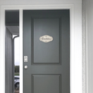 KYLTTI ISO laj. 15x10x0,4cm,  Tervetuloa, Mummola, Sauna ja Wc tekstillä