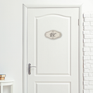 KYLTTI ISO laj. 15x10x0,4cm,  Tervetuloa, Mummola, Sauna ja Wc tekstillä