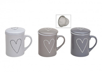 MUKI, SYDÄN, TEESIHTI + KANSI, 300ml