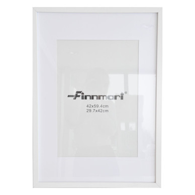 KEHYS, VALKOINEN, 44x62cm