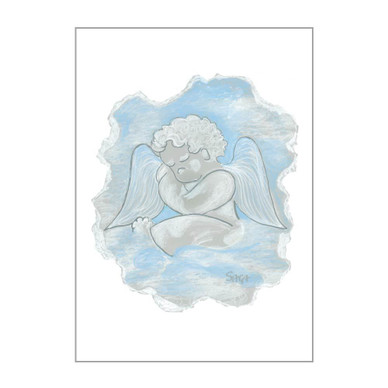 KORTTI, ENKELIN UNI, VAALEANSININEN , 2-OSAINEN