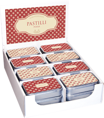 PIPARMINTTUPASTILLEJA PELTIRASIASSA, JOULUHALI TAI HYVÄÄ JOULUA