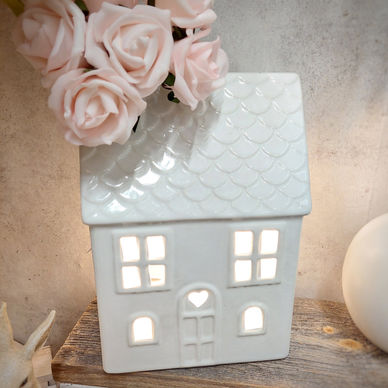 TALOVALAISIN, VALKOINEN 25 cm