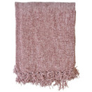 CHENILLE-TORKKUPEITE, VAALEANPUNAINEN 127x152cm.