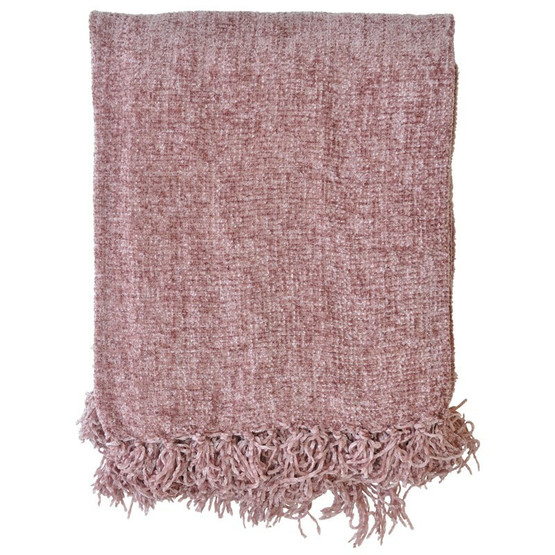 CHENILLE-TORKKUPEITE, VAALEANPUNAINEN 127x152cm.