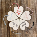 PUINEN SYDÄN TEKSTILLÄ, useampi teksti vaihtoehto