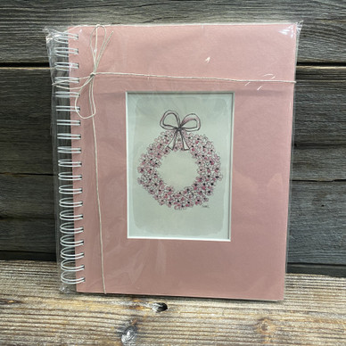 KIRJA, kukkakranssi, vaaleanpunainen