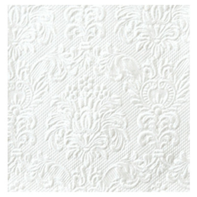 SERVETTI,  ELEGANCE  33 X 33CM VALKOINEN