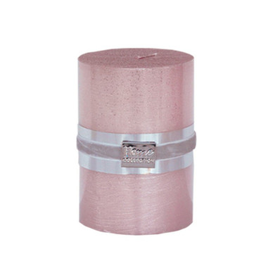 KYNTTILÄ, METALLIHOHDE ROOSA, 10 cm