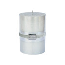 KYNTTILÄ, METALLIHOHDE HOPEA, 10 cm