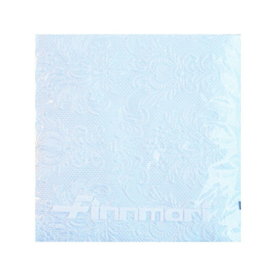 SERVETTI,  ELEGANCE  25 X 25CM, VAALEANSININEN