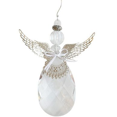 ENKELI RIIPUS, LASINEN 17 x 13 cm