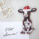 JOULU JÄÄKAAPPIMAGNEETTI, LUNA-LEHMÄ