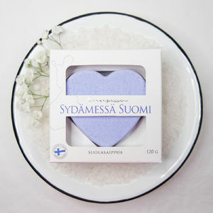 SYDÄMESSÄ SUOMI SUOLASAIPPUA