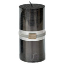 KYNTTILÄ, METALLIHOHDE MUSTA, 15 CM