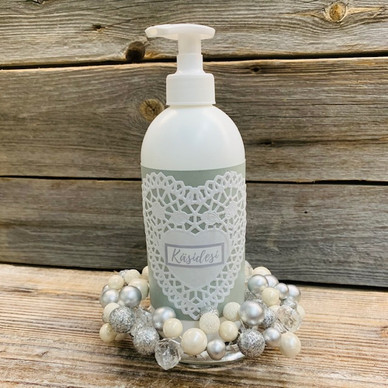 KÄSIDESI PUMPPUPULLO-SETTI, VALKO/HOPEA