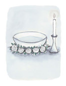 KORTTI, kastemalja, vaaleansininen, 2-osainen