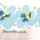 TYYNYLIINA, KAUNIITA UNIA,VAAL. SININEN 50x60cm