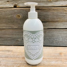 KÄSIDESI PUMPPUPULLO, VALKO/HOPEA