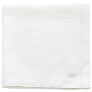 LAUTASLIINA, PELLAVA VALKOINEN 45x45cm