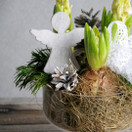 PUUENKELITIKKU, ANTIIKKIVALKOINEN 8cm