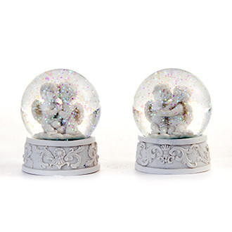 LUMISADEPALLO, ENKELIT 8cm - 2 ERILAISTA