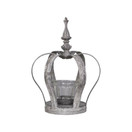 LÄMPÖKYNTTILÄLYHTY, KRUUNU HARMAA, 21 CM