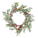 MARJAKRANSSI, PUNA-VIHREÄ 35cm