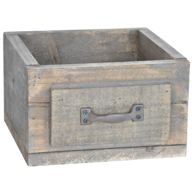 PUULAATIKKO, KAHVALLA 20x19x12 cm