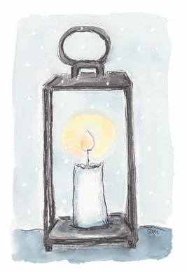 JOULUKORTTI, joululyhty, 2-osainen